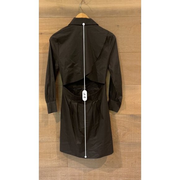 VERONICA BEARD POLINA SHIRTDRESS IN BLACK dress  Size 2 - Picture 7 of 10